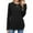 *Black, variant on ClodeEU Women's Long Sleeve Crew Neck Shirts,Fall Slim Fit Tunic Casual Basic Tee Blue,Womens Plus XL