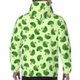 thumbnail image 7 of Lsque Broccoli Vegetables Pattern Casual Men's Hoodie,Hooded Sweatshirt with Kangaroo Pocket,Pullover Hoodie-Small, 7 of 7