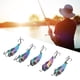 thumbnail image 4 of Señuelos De Pesca, Coloridos Cebos Metálicos De Acero Al Carbono, Accesorio Con 2 Anzuelos Triples Para Pesca En Agua Dulce, Agua Salada, Ríos, Lagos Y Mar, 4 of 7