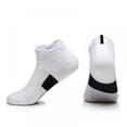thumbnail image 1 of Men's Athletic Ankle Running Socks 1 Pairs Thick Cushioned Ankle Socks Men Hiking Sports Low Cut Socks, 1 of 1