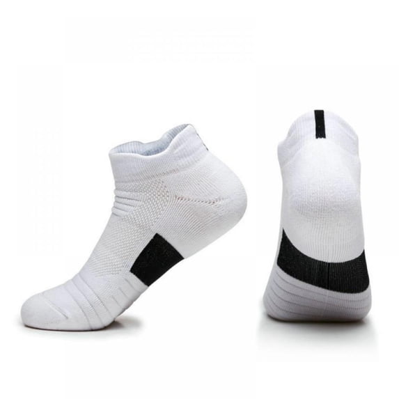 Men's Athletic Ankle Running Socks 1 Pairs Thick Cushioned Ankle Socks Men Hiking Sports Low Cut Socks