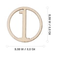 thumbnail image 2 of BESTYASH 30pcs Paintable Number Wood Circular for Crafts Homeowners Crafters, 2 of 7