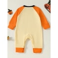 thumbnail image 4 of Miaouyo Baby Jumpsuit, Long Sleeve Crew Neck Letters Excavator Print Newborn Romper Halloween Baby Clothes for Girls Boys, 4 of 9