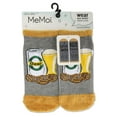 thumbnail image 2 of MeMoi Women's I Give Into Beer Pressure Low-Cut Non-Skid Socks - Womens - Female, 9-11, Medium Gray Heather, 2 of 5