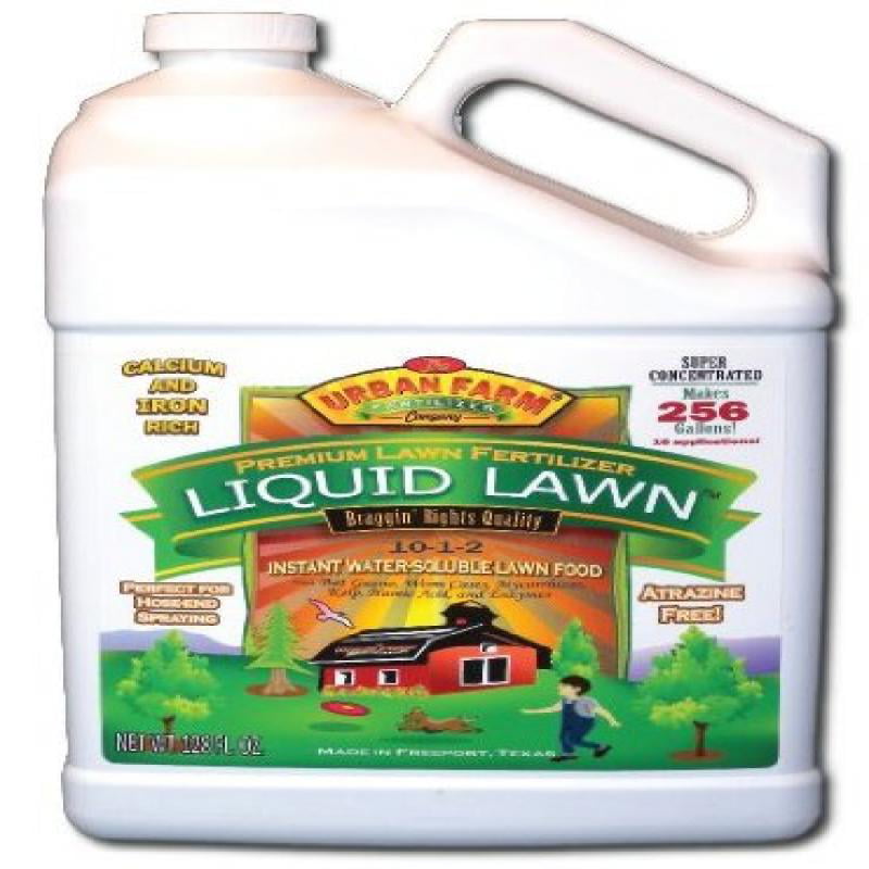 Urban Farm Fertilizers Liquid Lawn Fertilizer, 1 gallon, 10-1-2