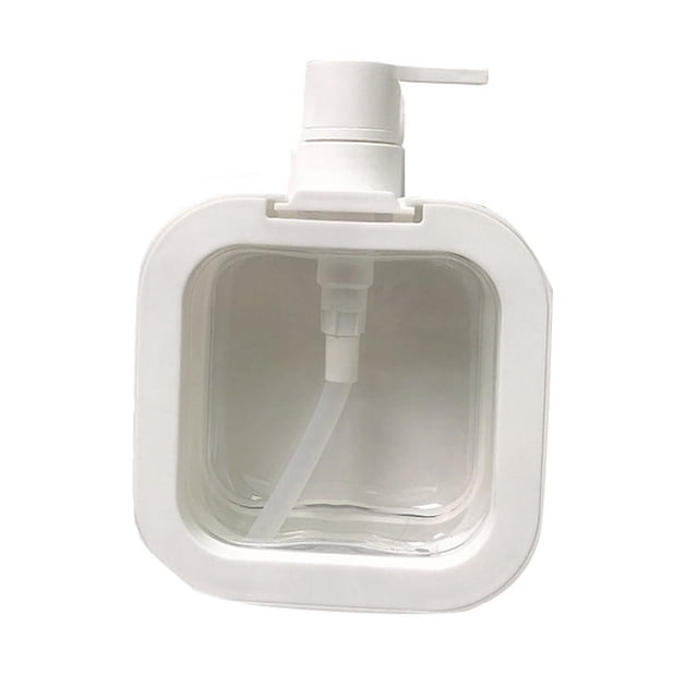 Botella vacía con bomba de loción, sin olor, transparente, PET, 500 ml, reciclable, rellenable, dispensador de loción para viajes.