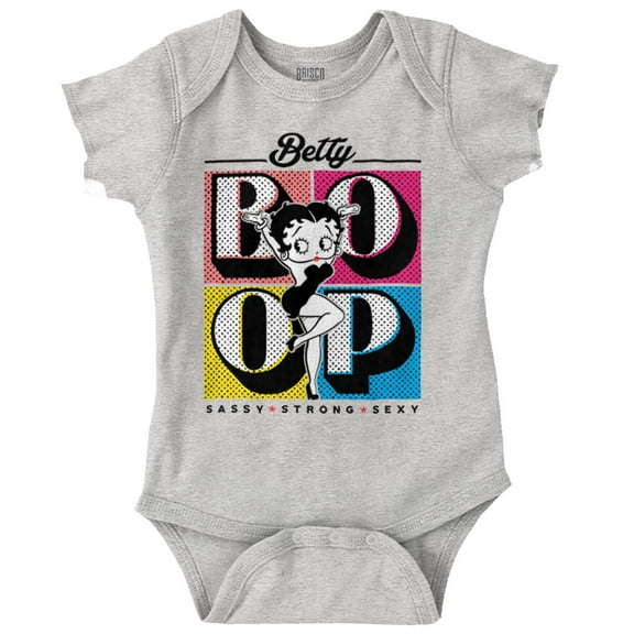 Betty Boop Classic Strong Cutie Bodysuit Jumper Girls Infant Baby Brisco Brands 12M