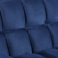 thumbnail image 5 of Duhome Sleeper Sofa Bed 3 in 1 Tufted Convertible Couch Bed Pull Out Velvet Loveseat with Reclining Adjustable OSS Pillows and Pockets,Blue, 5 of 10