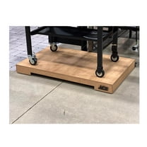 4 in. H X 30 in. W X 48 in. D Brown Wood Platform Base