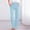 Light Blue, variant on Sakmal Khakis Pants Women Business Casual Work Straight Leg Mid Beige Solid Pants with Pockets