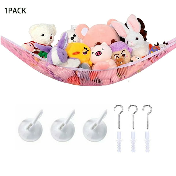 Plush Animals Toy Net , 55in Triangle Net Stuffed Toys Organizer Gift