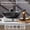 Black, variant on 12 Inch Gray Nonstick Ceramic Wok Pan with Lid, Induction Compatible Cookware