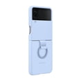 thumbnail image 4 of Funda para Samsung Galaxy Z Flip4 de silicona con anillo azul, 4 of 6