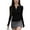 #114Black, variant on Byworldtasic Women's Ribbed Henley Shirt Long Sleeve Top Slim Fit Stretch Knit Button Crew Neck Blouse