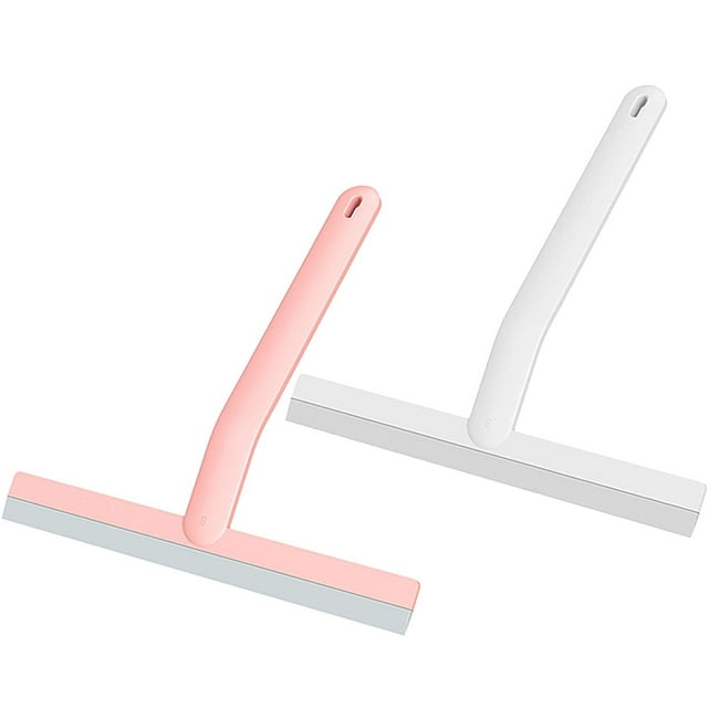 Escurridor de ducha Escurridor de baño ligero multiusos de 2 piezas para puertas de ducha, baños, espejos, azulejos y ventanas de automóviles con ganchos Ormromra WRMH-851-1