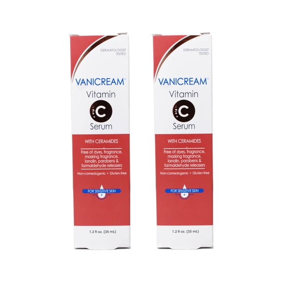 Sérum facial Vanicream con vitamina C y ceramidas para piel sensible, 70 ml