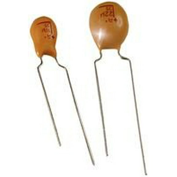 AVX TAP475K016SCS CAPACITOR TANT, 4.7UF, 16V, 5 OHM, 0.1, RAD (10 pieces) - TAP475K016SCS