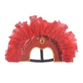 thumbnail image 1 of Jefe indio jinwen Tocado de jefe indio Sombrero para Burlesque Dress up Rojo, 1 of 8