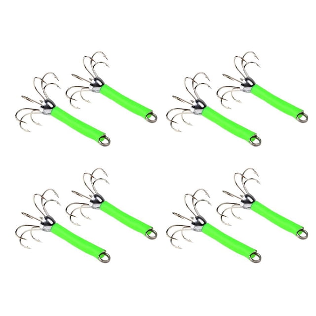 Señuelos de pesca Macarena anzuelos de calamar cebo duro verde
