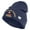Navy, variant on U.S. Army 2nd Armored Division Logo Embroidered 12 Inch Solid Knit Cuff Long Beanie Made in USA - Olive OSFM