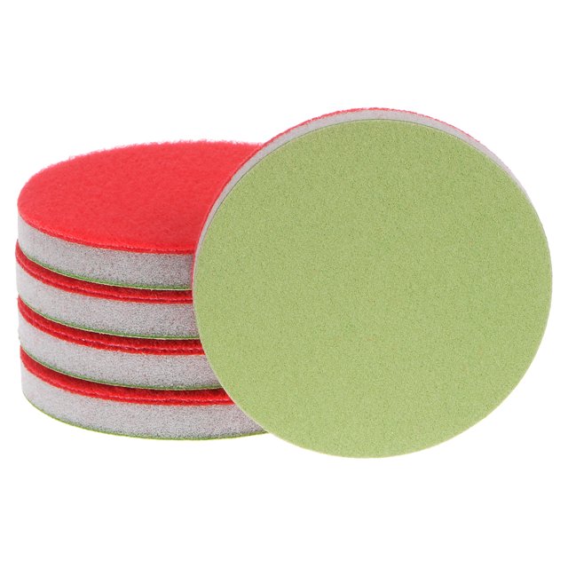 Unique Bargains 5pcs Glass Polishing Sanding Disc 2' Hard Sponge No Hole Abrasive Disc for Drill Angle Rotary Tools