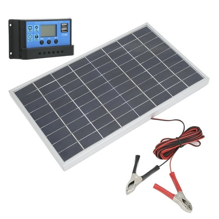 

PWM Solar Controller 15W 18V Dual USB Charger Solar Panel For Club Cars Yachts 20A
