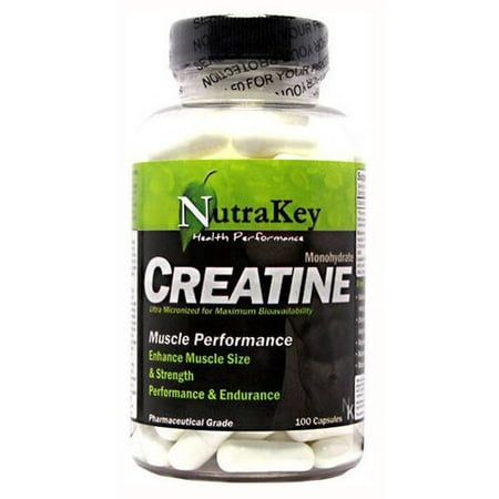 Nutrakey monohydrate de créatine, 100 CT