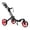 Red, variant on 3 Wheel Golf Push Cart Folding Lightweight with Scoreboard & Cup Holder