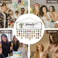 thumbnail image 7 of 1 Set Wooden Family Birthday Reminder Calendar BoardBirthday Family Tree Board With Tags DIY Birthday Tracker Hanging Plaque 12x40cm/4.7x15.5inch for Home Decoration Friends, 7 of 7