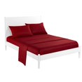 thumbnail image 1 of maytalsory 3/4 Piece Stripe Sheets Sateen Weave Bed Sheet Set Pillowcase Fitted Sheet Toal Bed Cover Kit Home Bedding Set, 1 of 8