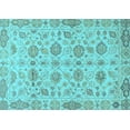 thumbnail image 1 of Ahgly Company Indoor Rectangle Abstract Light Blue Modern Area Rugs, 6' x 9', 1 of 4