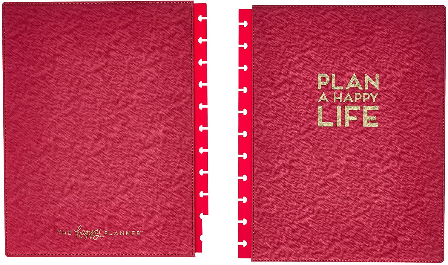 Hard Pink Plan a Happy Life me & my BIG ideas  COLB-06 Create 365 The Happy Planner Big Snap in Cover 