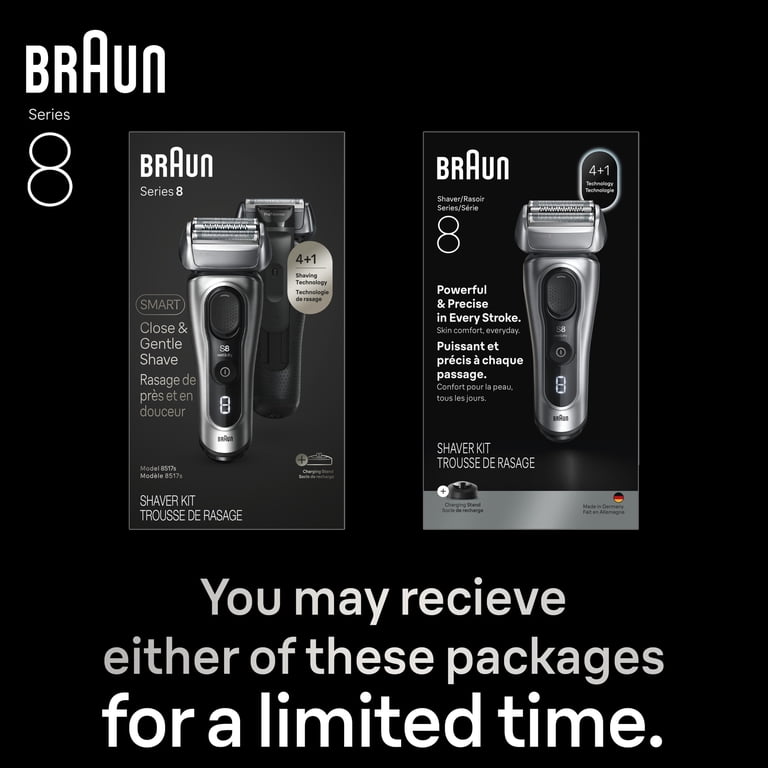 Free Shipping! Braun Series 8 Wet Dry Electric Shaver with