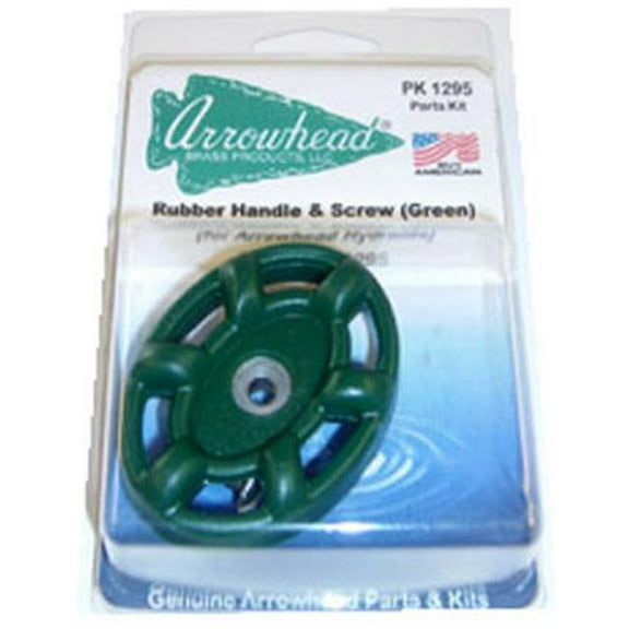 Arrowhead Brass & Plumbing PK1295 Green Rubberized Coated Oval Handle And Self-Tapping Stainless
