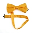 thumbnail image 3 of Toptie Mens Formal Solid Gold Satin Bow Tie, 3 of 3