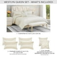 thumbnail image 2 of Michael Amini Westlyn 4-Piece Queen Comforter Set - Ivory, 2 of 13