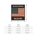 thumbnail image 5 of Durable Soft & Warm Flannel Blanket - Design Cozy for Sofa Travel Bed & Chair - Retro Style Comfort, 5 of 7