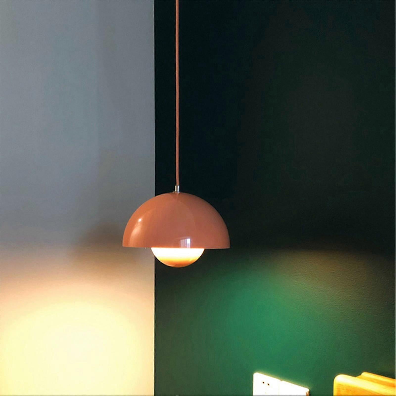Pendant Light Fixture Hanging Light Pendant Light with Warm Light Bulb for Dining Room Bedroom Lights
