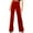 Red, variant on Odeerbi Yoga Full Length Pants for Women Casual Solid Color Straight-leg High Waist Elastic Sports Yoga Pants Black