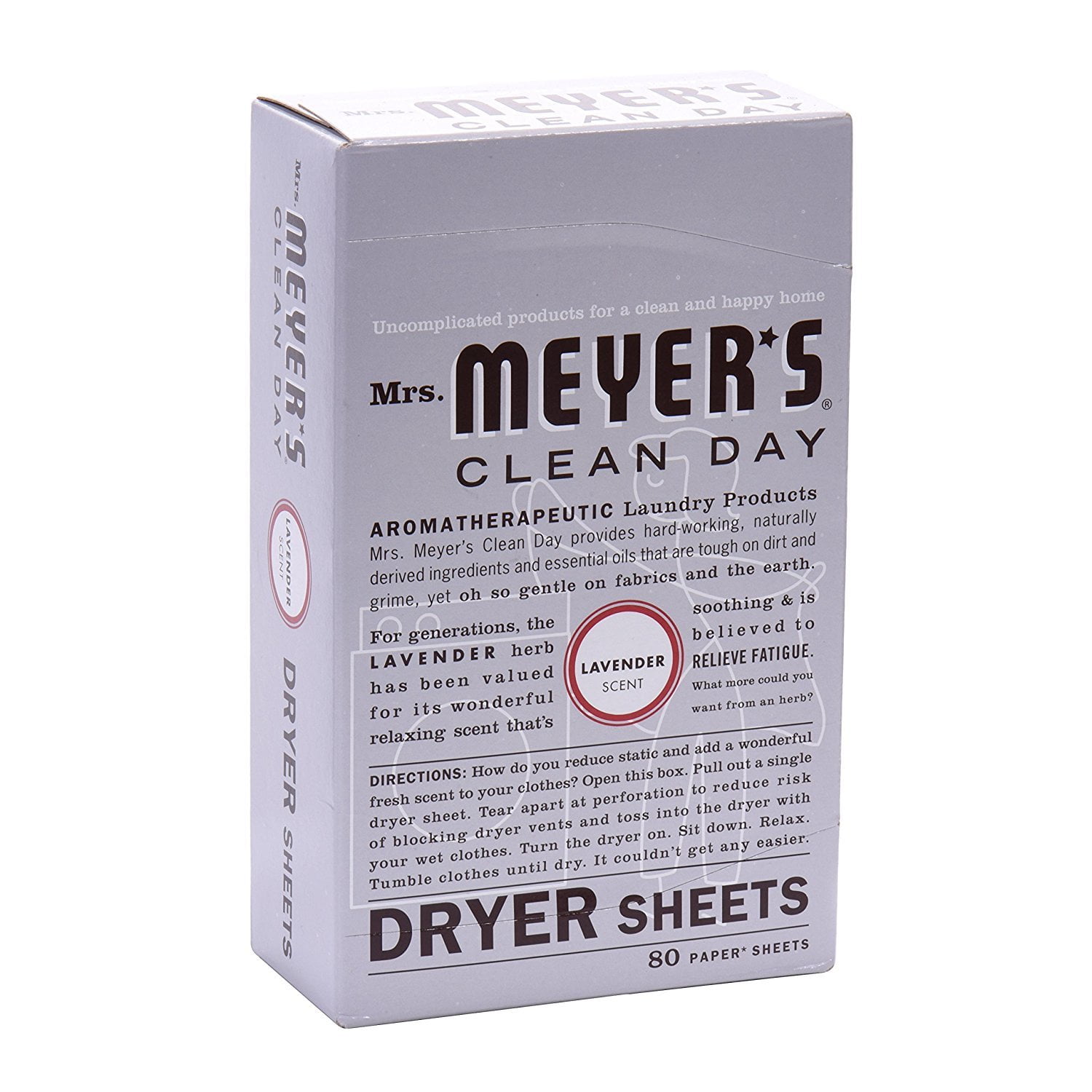 Mrs. Meyer's Clean Day Lavender Scent Dryer Sheets - Shop Softeners at H-E-B