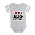 thumbnail image 1 of CafePress - Lovebigbrother - Cute Infant Baby Football Bodysuit, 1 of 1