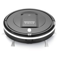 Eyugle Automatic Robot Vacuum Cleaner - Robotic Home Cleaning for Clean Carpet Hardwood Floor, HEPA Pet Hair and Allergies Friendly - Black