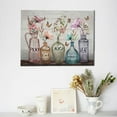 thumbnail image 4 of Farmhouse Bathroom Wall Art - Hummingbird & Floral Mason Jar Canvas Print, Inspirational Quotes Framed Artwork for Living Room, Bedroom & Bathroom, 4 of 6
