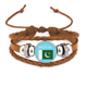 thumbnail image 1 of nacional en Pakistán, país Pulsera pulsera de cuero Unbranded  M, 1 of 3