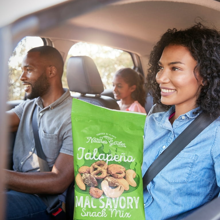 Nature's Garden Jalapeno Mac Savory Snack Mix 3 Oz Pack of 3, Hot