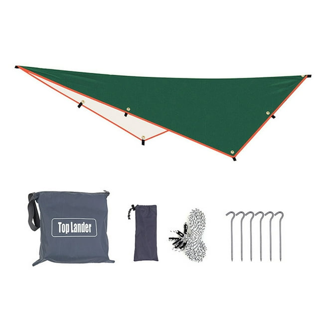 Bâche de Tente Imperméable, Protection UV contre la Pluie et la Mouche, Auvent, Auvent pour Camping, Randonnée, Aventure en Plein Air