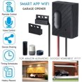 thumbnail image 5 of Interrupteur Intelligent WiFi Contrôleur de Porte de Garage Compatible Ouvre-Porte de Garage Télécommande de Téléphone Intelligent Fonction de Minuterie Contrôle Vocal Compatible avec Alexa et Google Home IFTTT (Noir), 5 of 5