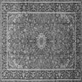 thumbnail image 1 of Ahgly Company Indoor Square Medallion Gray Traditional Area Rugs, 6' Square, 1 of 1