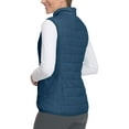 thumbnail image 3 of Little Donkey Andy Women's Packable Lightweight Puffer Vest with Recycled Insulation for Running Hiking Bluesteel XL, 3 of 7