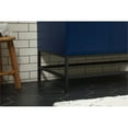 thumbnail image 5 of Elegant Decor Eugene 42" Aluminum MDF Single Bathroom Vanity in Blue, 5 of 8